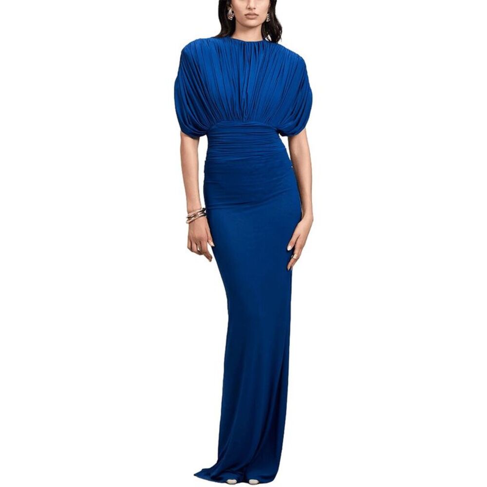 Dilireba Womens Maxi Dress, Blue